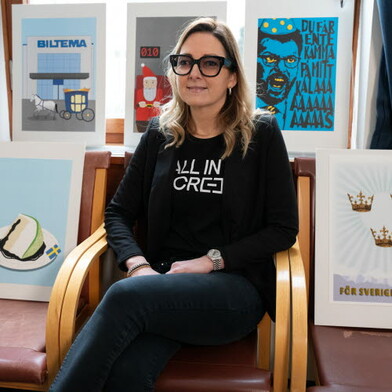 Bild på Jenny Moberg, vd All in Screen.