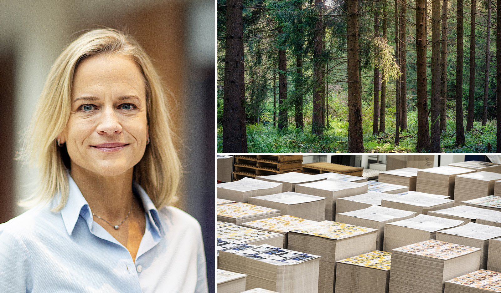 Eva Glückman, vd på Grafiska Företagen.