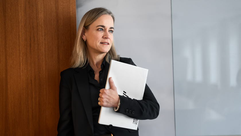 Bild på Eva Glückman, vd på Grafiska Företagen.