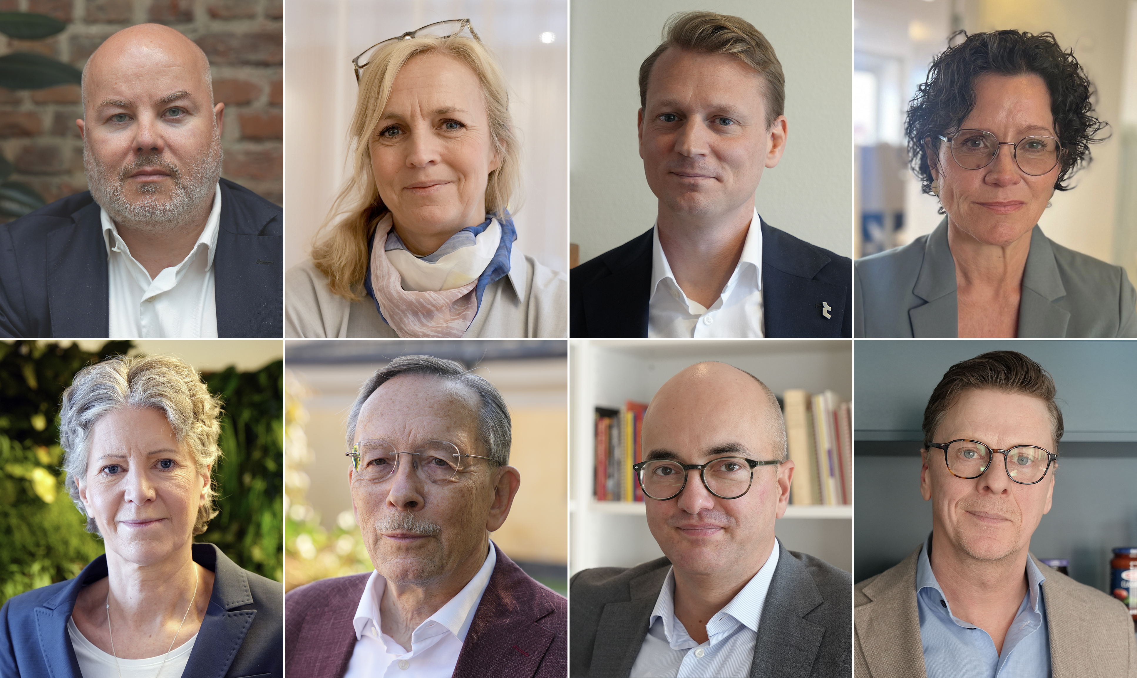 Sven-Olov Daunfeldt, Alexandra Stråberg, Erik Spector , Ylva Hedén Westerdahl, Kerstin Hallsten, Lars Calmfors, Torbjörn Hållö och Carl Eckerdal.