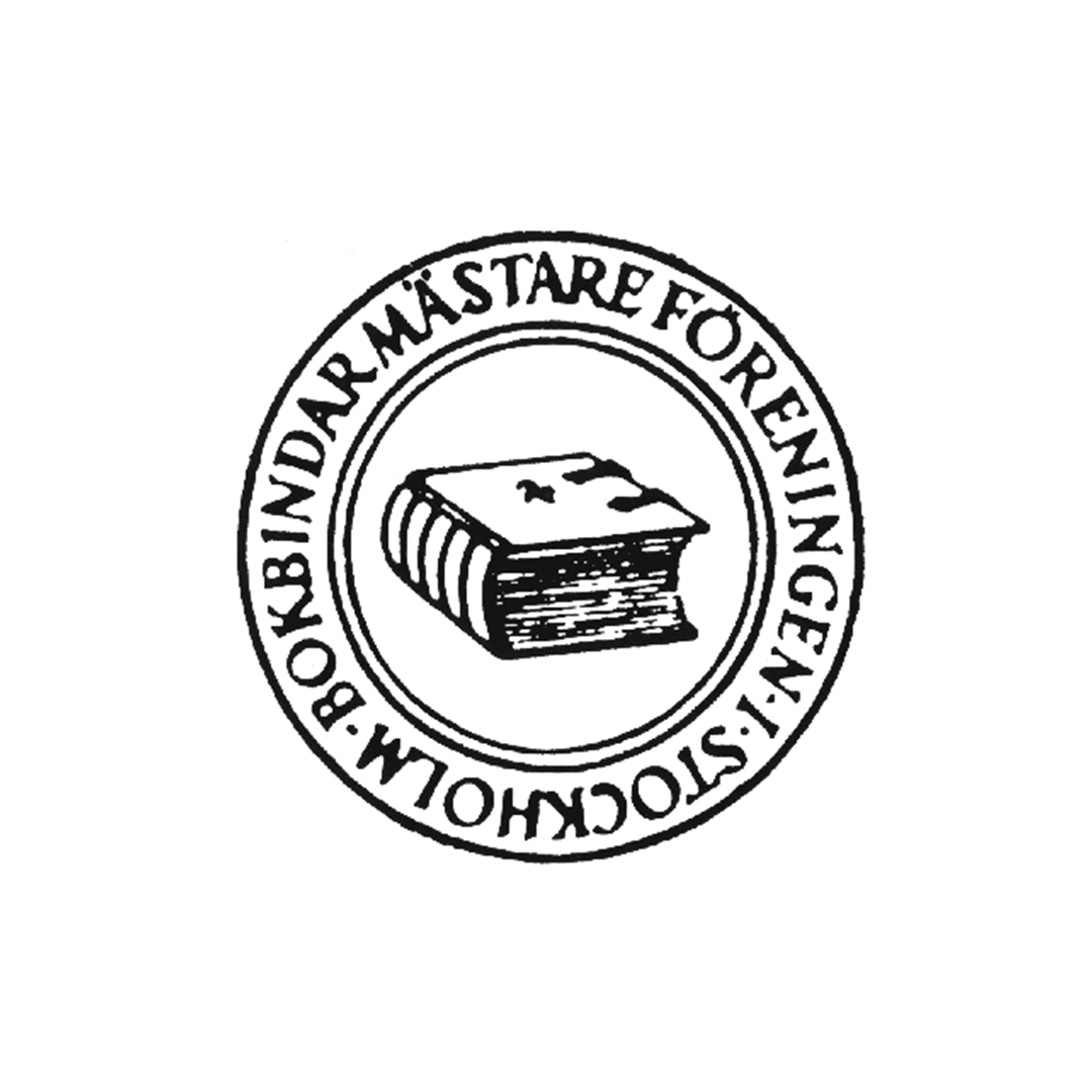 Bild på Bokbindarmästareföreningens logotyp.