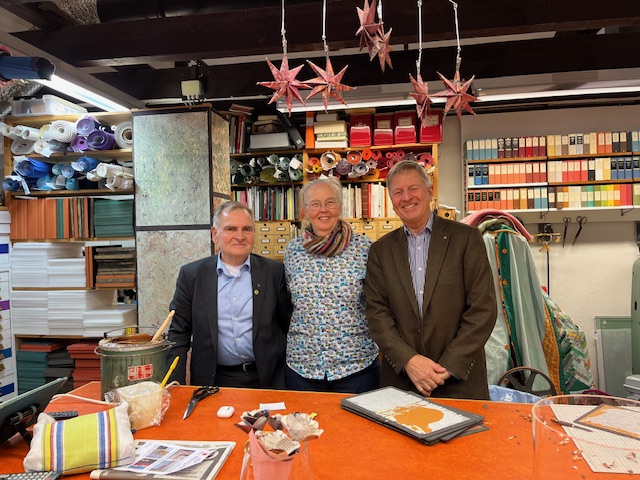 Ledamot Max Ohlsson (Förlagshuset Nordens Grafiska), ledamot Eva Eriksson (Malmö Nya Bokbinderi) och ordförande Ulrik Wehtje (Exakta Group).