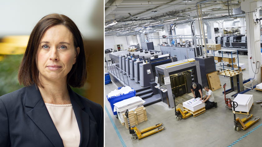 Anna Freij, förhandlingschef på Grafiska Företagen.