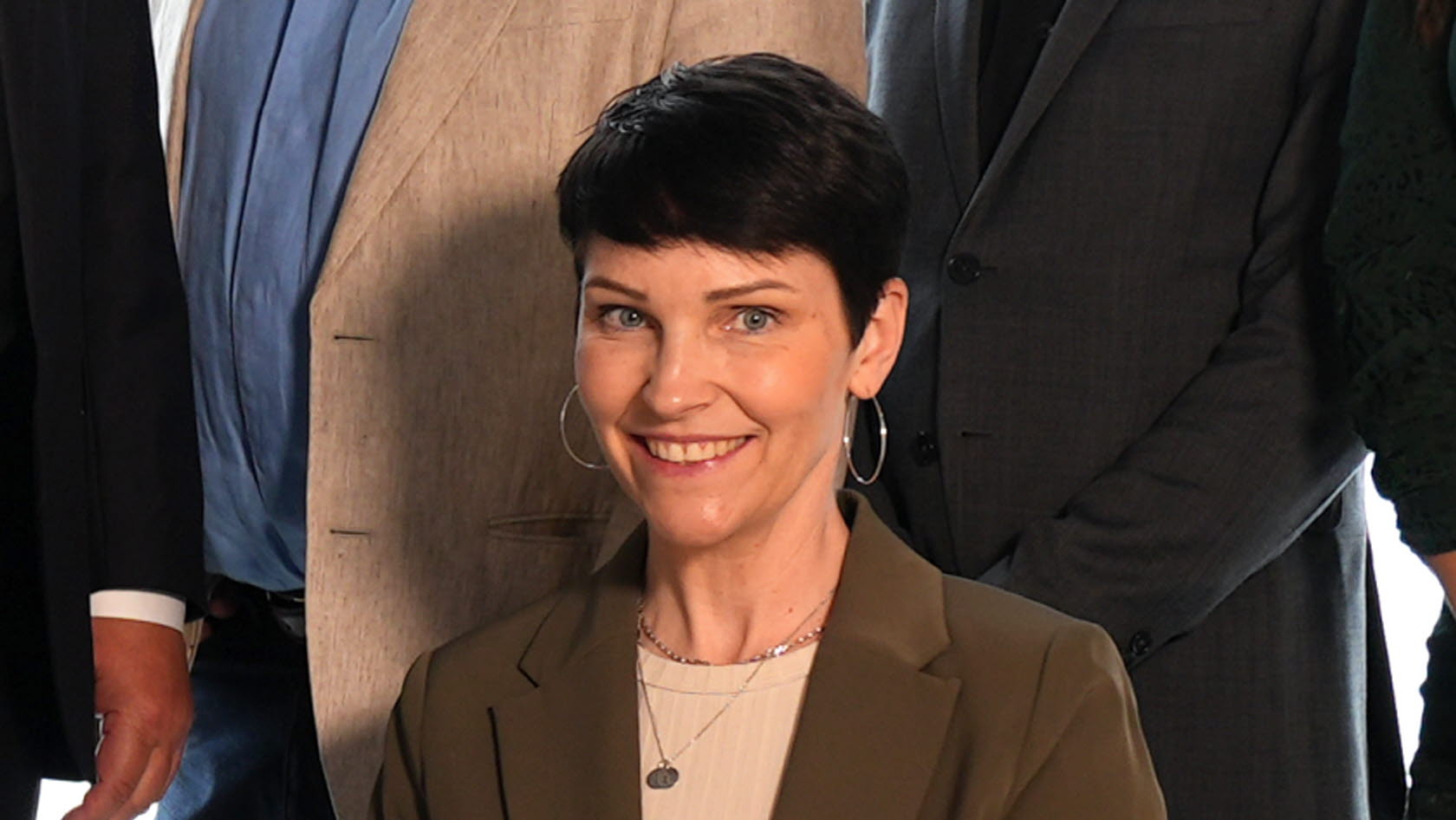 Gruppbild på Grafiska Företagens styrelse 2025-2026.