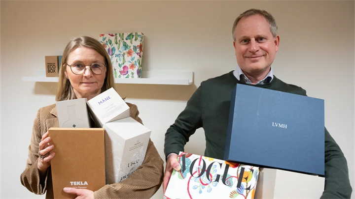 Maria Iversén, marknadschef, och Magnus Iversén, vd GBGT Box.