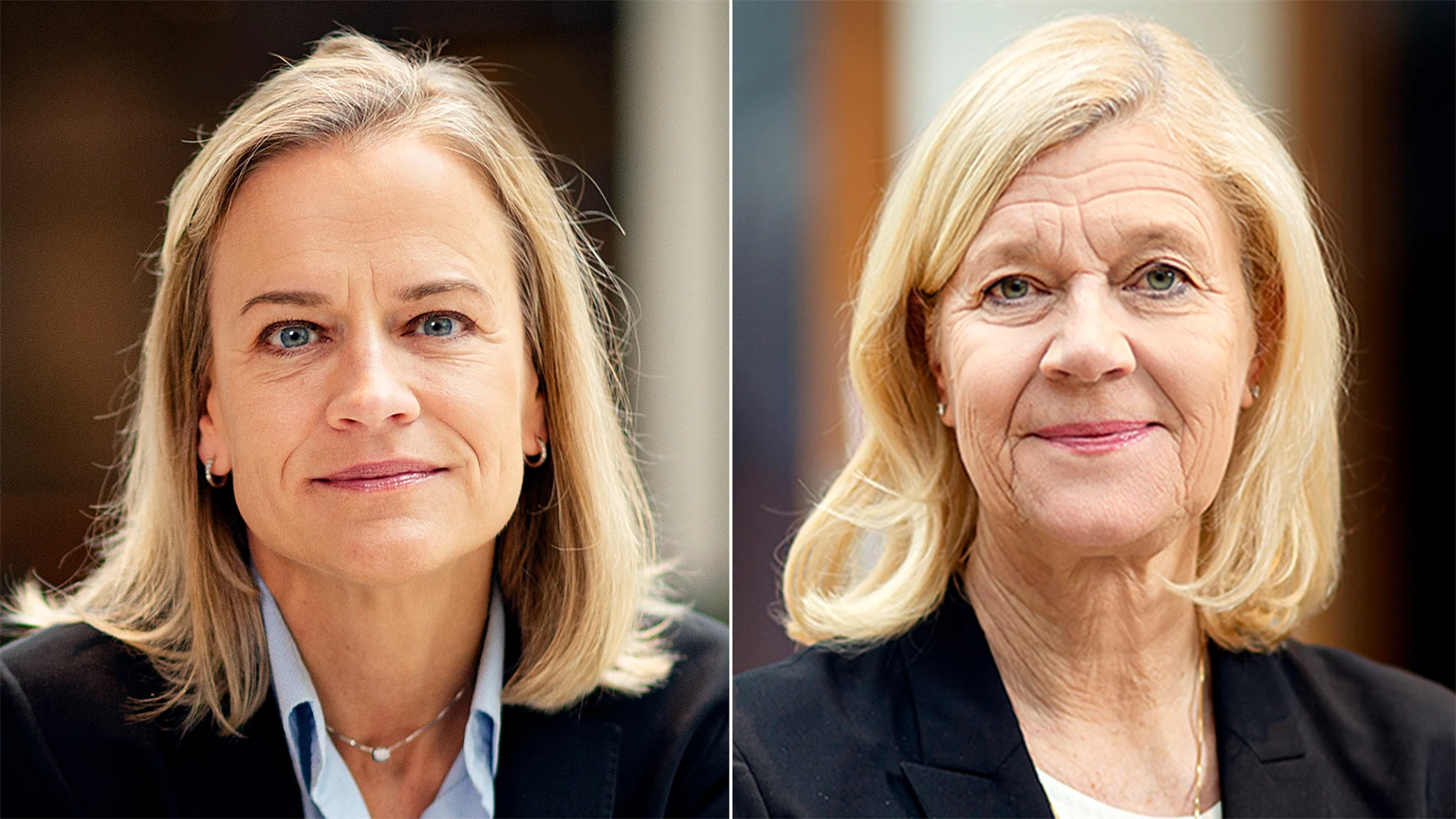 Eva Glückman, vd på Grafiska Företagen, och Lena-Liisa Tengblad, vd på Gröna arbetsgivare.