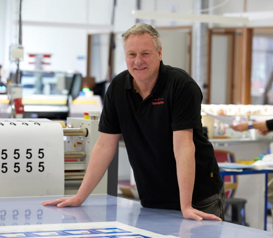 Bild på Torbjörn Sund, vd på UniGraphics.