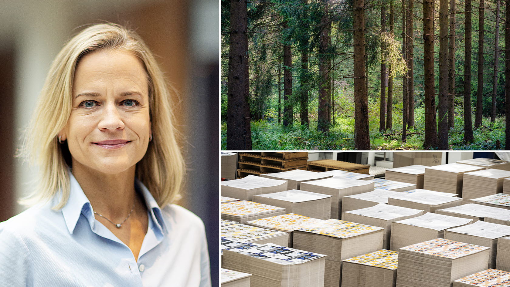 Eva Glückman, vd på Grafiska Företagen.