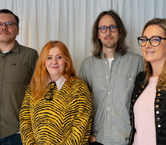 Bild på Martin Ander, Lotta Kühlhorn, Peter Herrmann och Jenny Moberg.